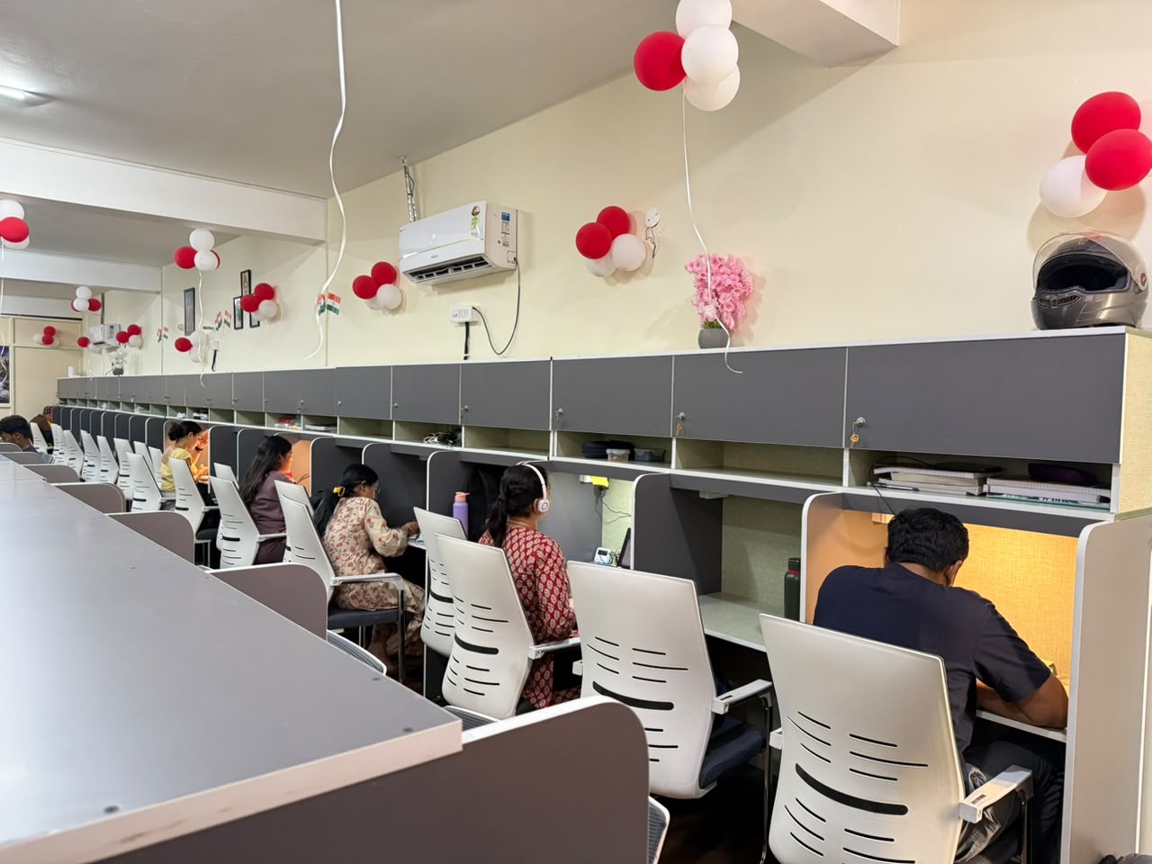 Main reading room at Focus Zone Library